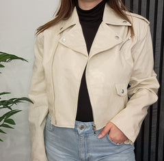 Giubbotto in simil pelle