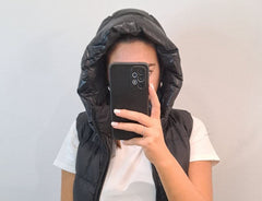 Gilet con cappuccio