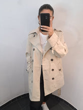 Trench foderato beige