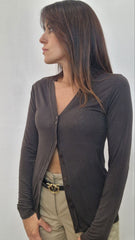 Camica in cotone con bottoncini