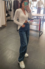 Camica in cotone con bottoncini