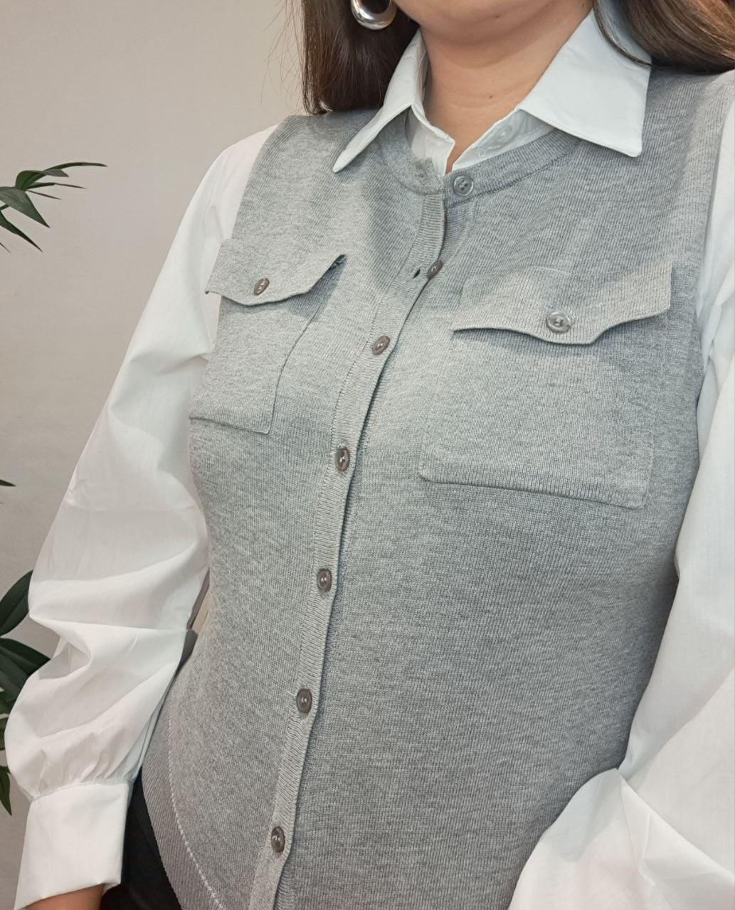 Camicia con gilet