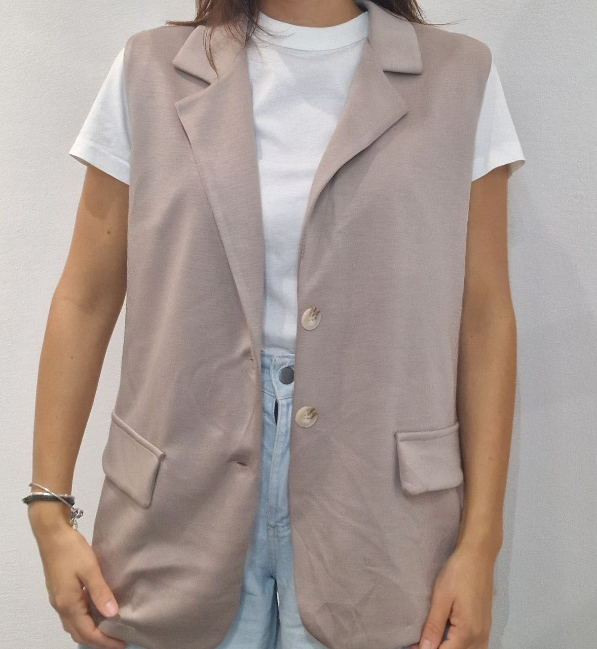 Gilet con bottoni