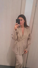 Tailleur con nodo