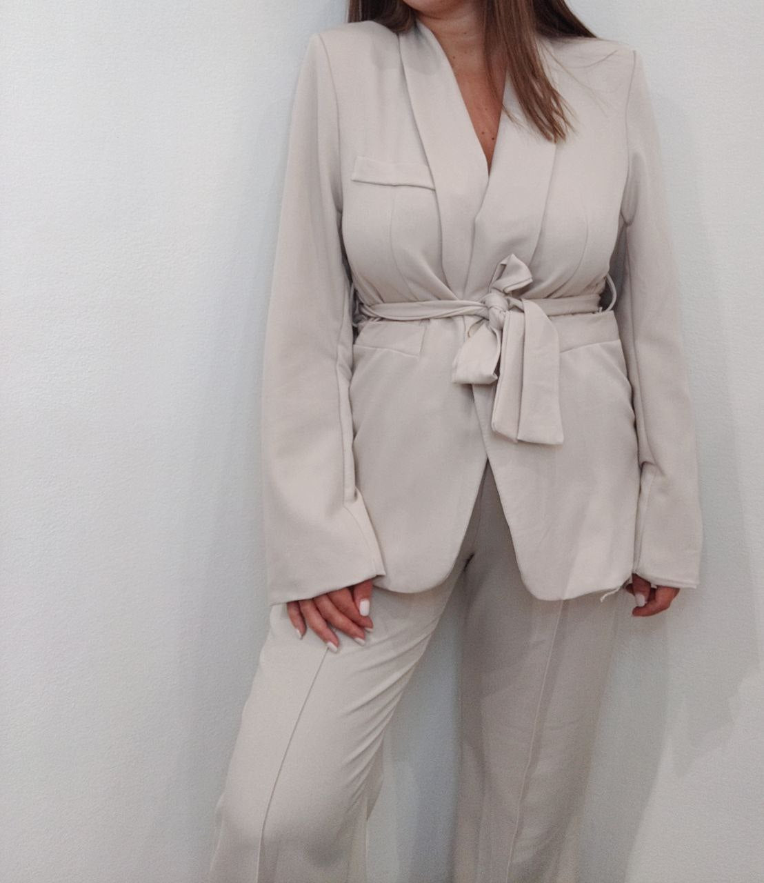 Tailleur beige