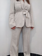 Tailleur beige